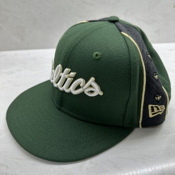 Boston Celtics Hat Cap Youth Boys Adjustable NBA Basketball New Era 59Fifty - Picture 3 of 9